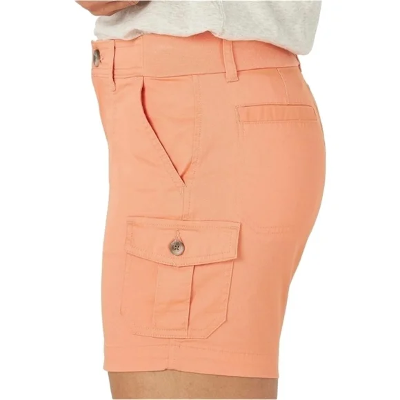 18 • Lee • Flex-To-Go Seamed Cargo Shorts -  Papaya - Picture 3 of 6